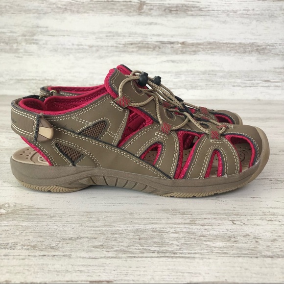 EDDIE BAUER Mary Leather Hiking Sandals 7 - Picture 3 of 12